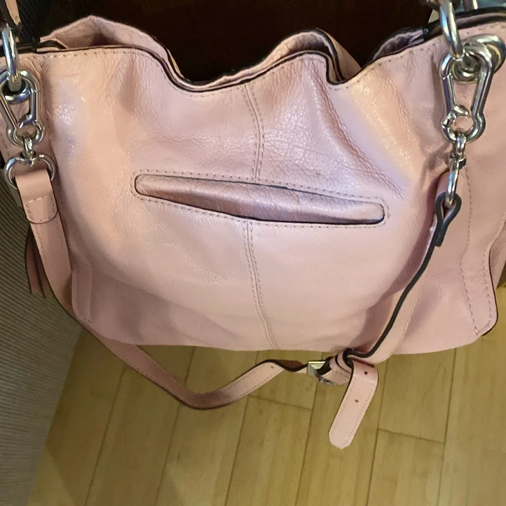 ORYANY pink bag Excellent condition zipper in front pocket on back leather